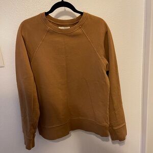 Imogene and Willie Brown Crew Neck Raglan Sweatshirt